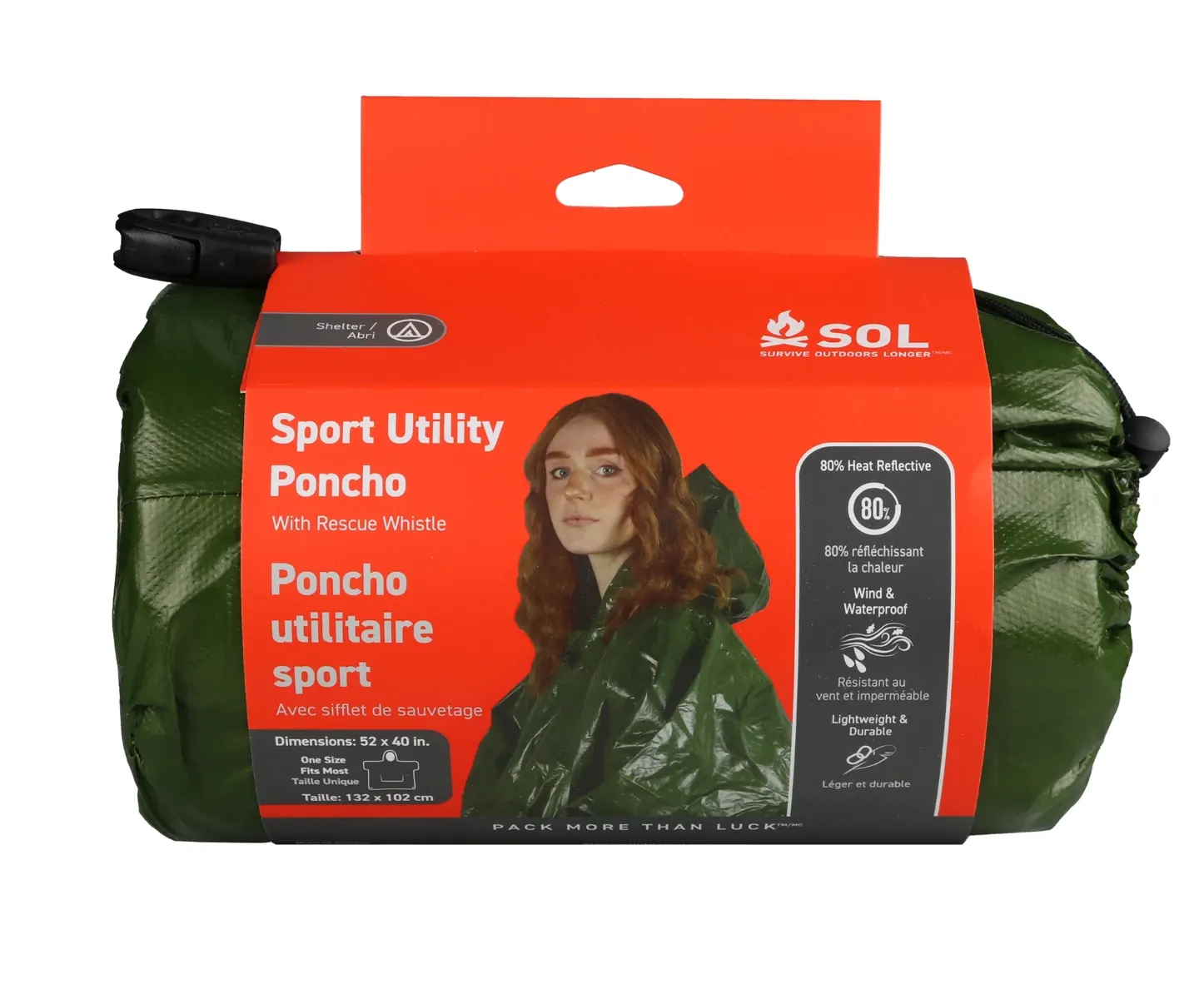 Survive Outdoors Longer™ Sport Utility Poncho By Adventure Ready Brands™